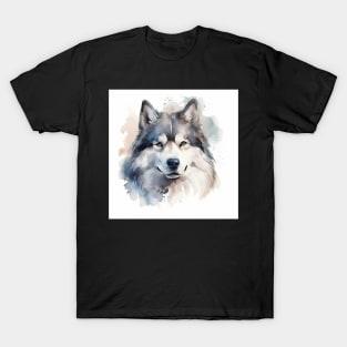 Alaskan Malamute Husky Dog T-Shirt